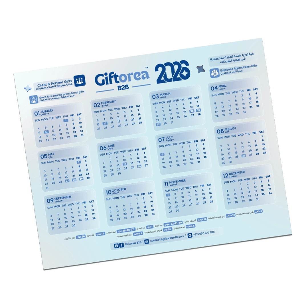 Calendrier Sous-main mini